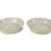 A Pair of Chinese Qingbai Porc