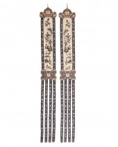 A PAIR OF CHINESE-STYLE EMBROI