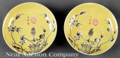 A Pair of Chinese Yellow-Groun