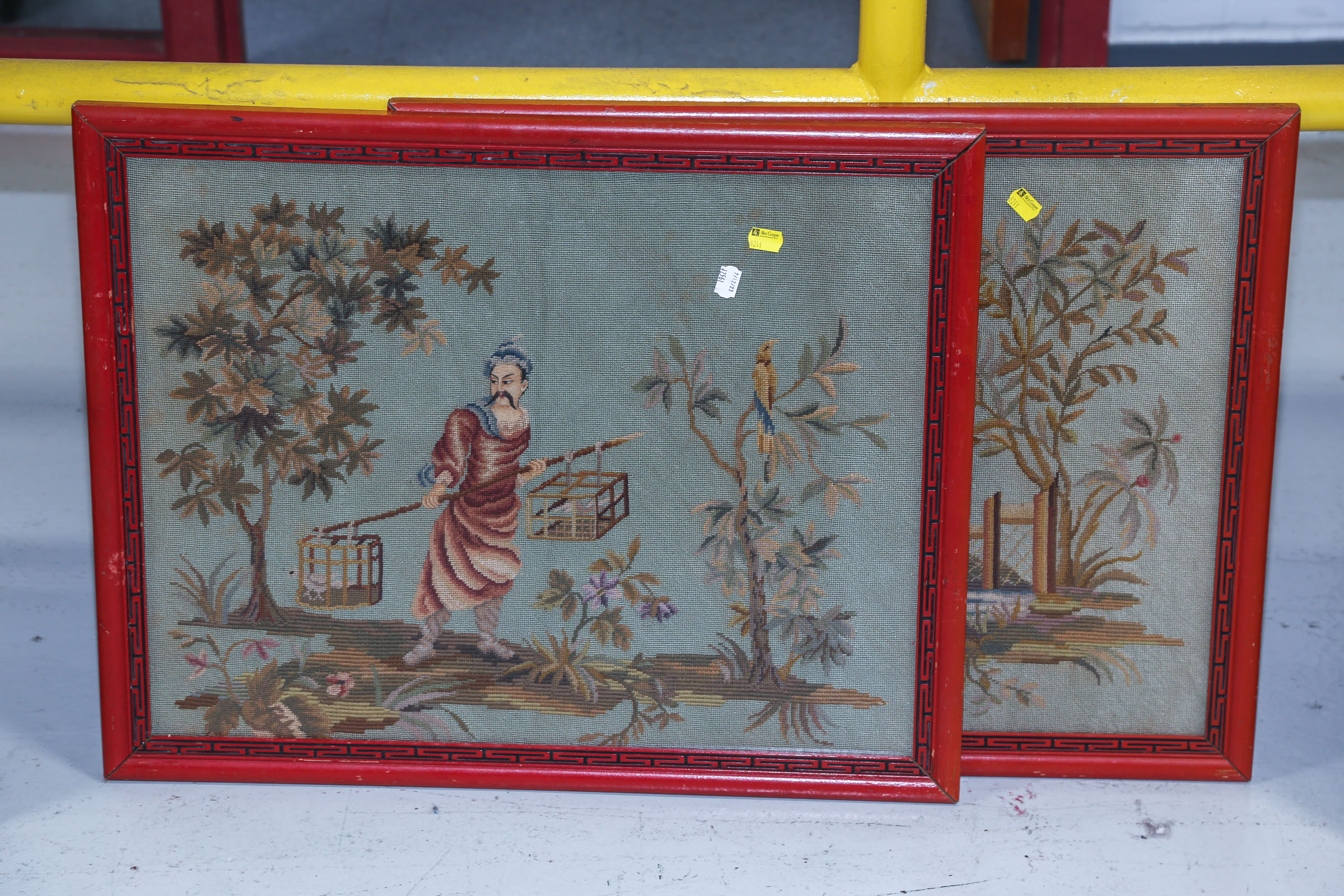 A PAIR OF CHINOISERIE