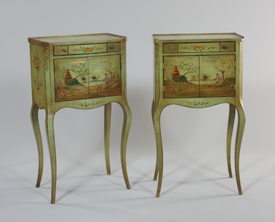A Pair of Chinoiserie Painted