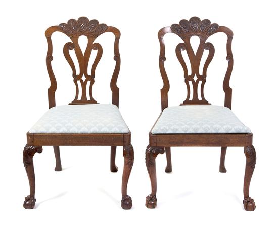 A Pair of Chippendale Style