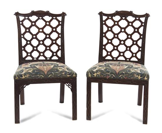 A Pair of Chippendale Style