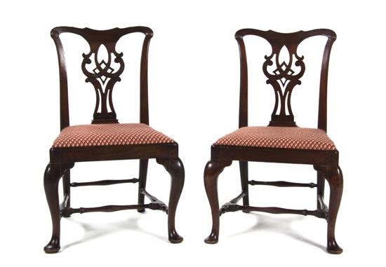A Pair of Chippendale Style