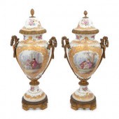 A Pair of Choisy le Roi Gilt B