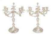 A PAIR OF CHRISTOFLE "TRIANON"