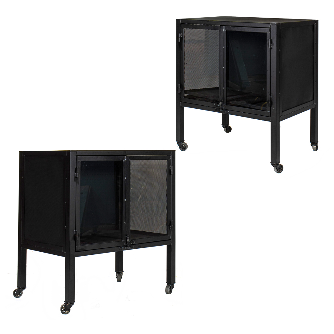 A PAIR OF CISCO HOME ISAAC BLACK