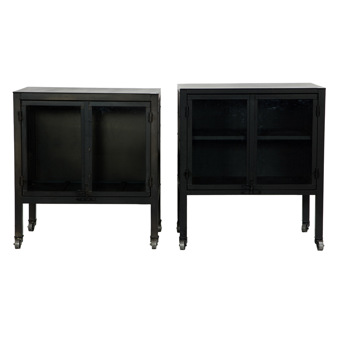 A PAIR OF CISCO HOME ISAAC BLACK