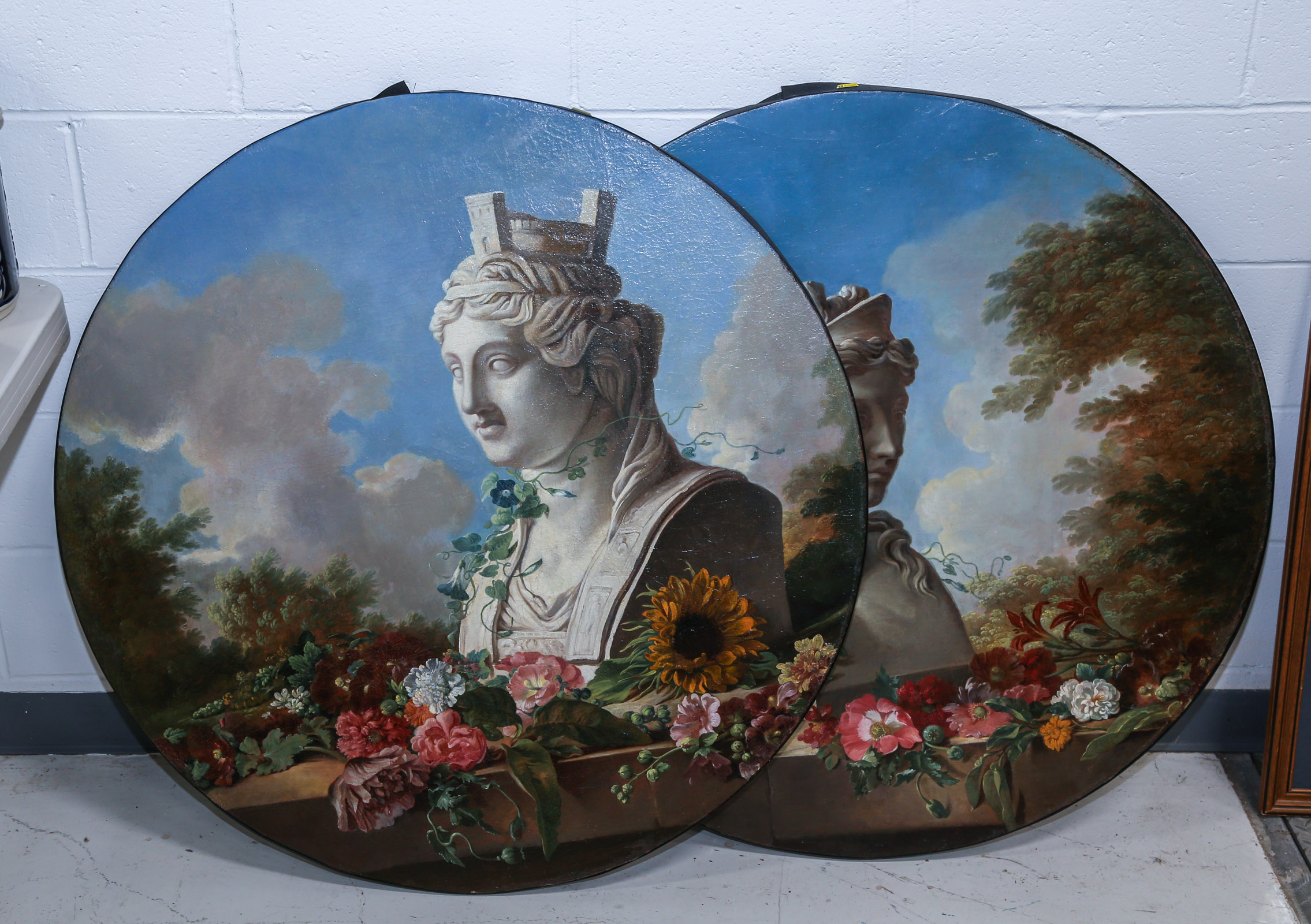 A PAIR OF CLASSICAL SCULPTURE STILL
