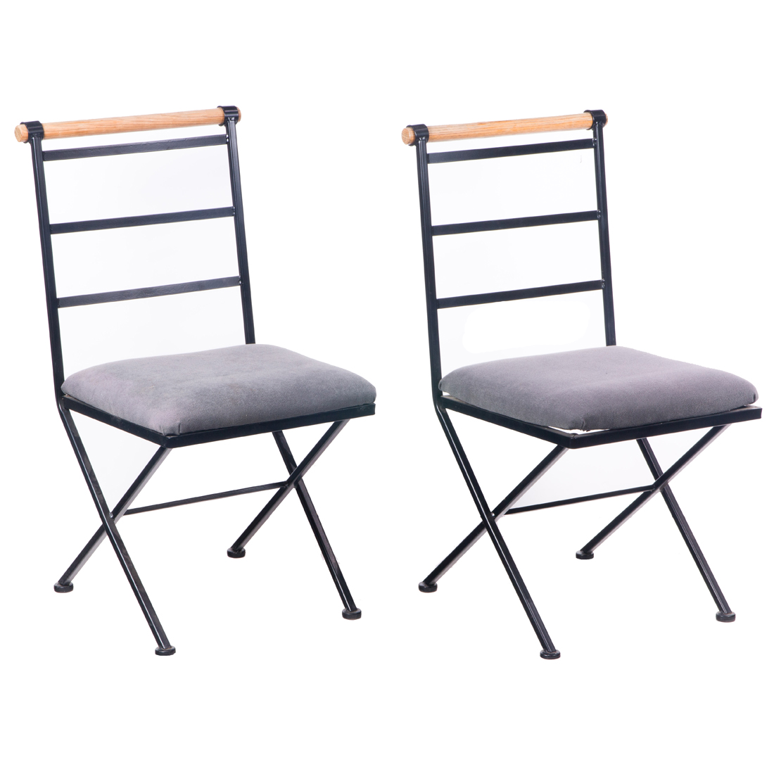A PAIR OF CLEO BALDON STYLE STEEL