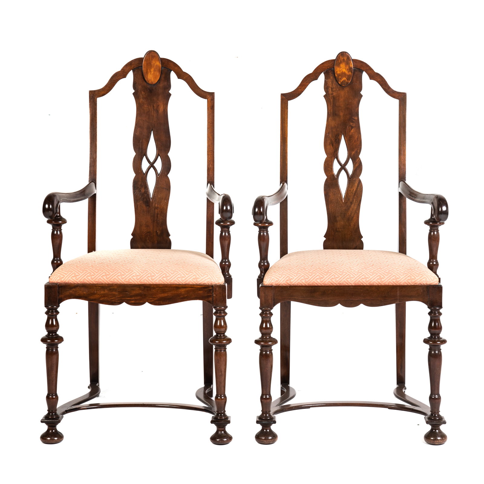 A PAIR OF COLONIAL REVIVAL JACOBEAN