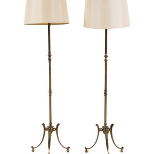 A Pair of Contemporary Brass