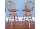 A pair of contemporary, cherry