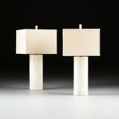 A PAIR OF CONTEMPORARY CYLINDR