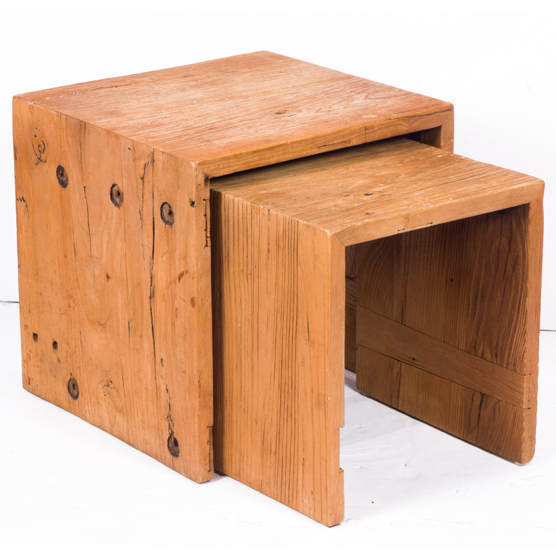 A PAIR OF CONTEMPORARY DISTRESSED