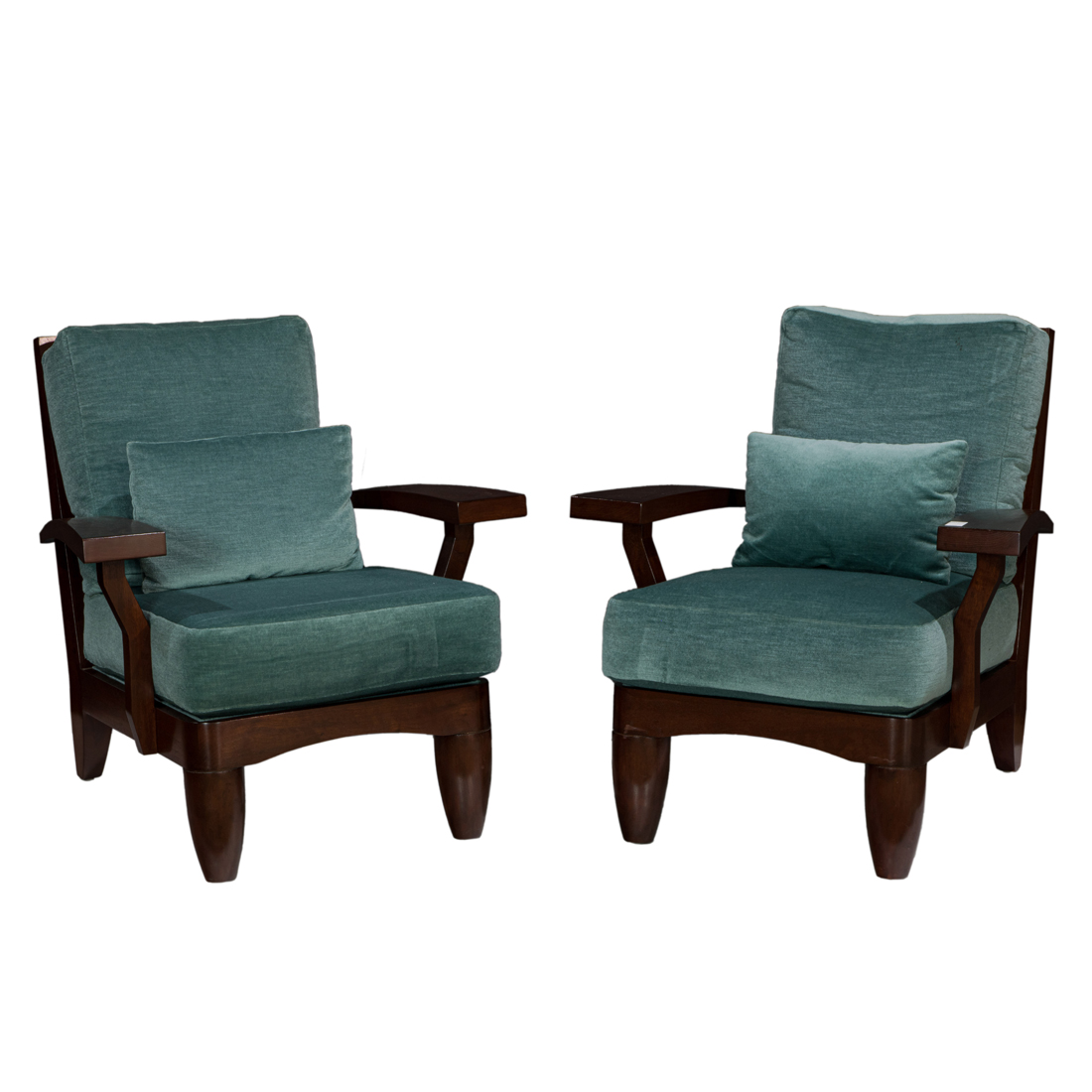 A PAIR OF CONTEMPORARY LOUNGE