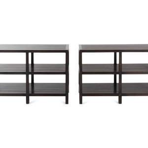 A Pair of Contemporary Stained