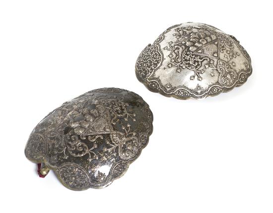 * A Pair of Continental Silver