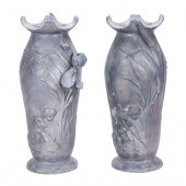 A PAIR OF CONTINENTAL ART NOUV