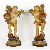 A PAIR OF CONTINENTAL BAROQUE