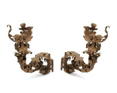 A PAIR OF CONTINENTAL BAROQUE-