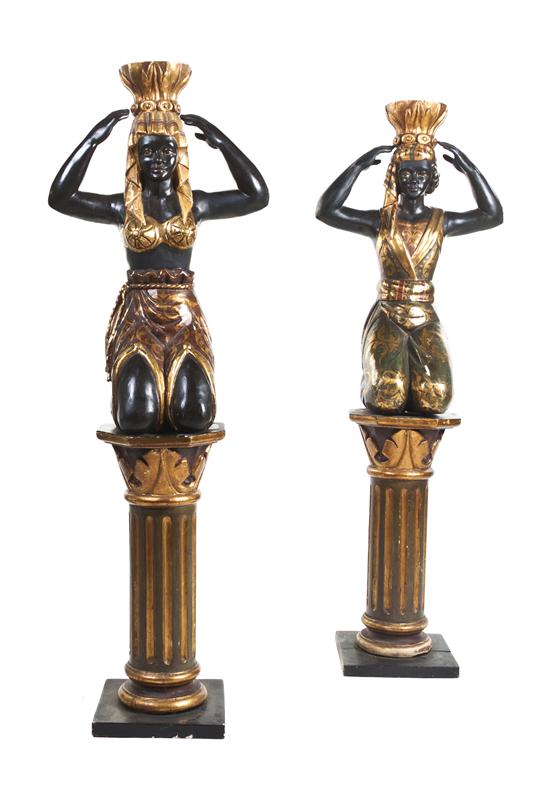 A Pair of Continental Blackamoor