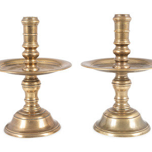 A Pair of Continental Brass