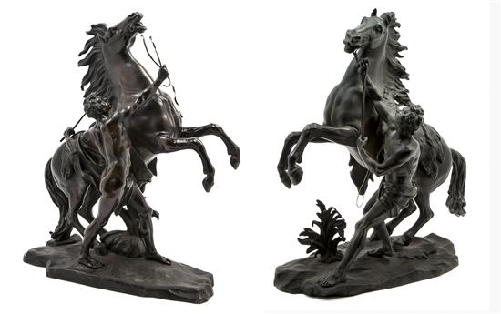 A Pair of Continental Bronze