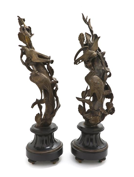 A Pair of Continental Bronze and