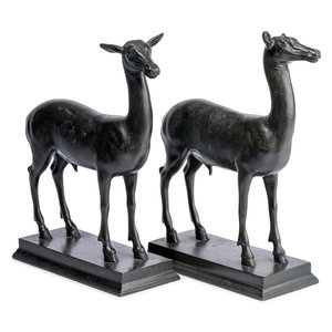 A Pair of Continental Bronze