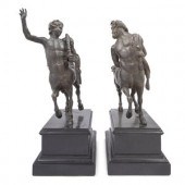 A Pair of Continental Bronze F