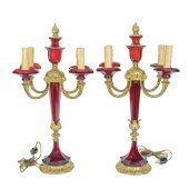 A PAIR OF CONTINENTAL BRONZE M