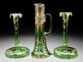 A Pair of Continental Enameled