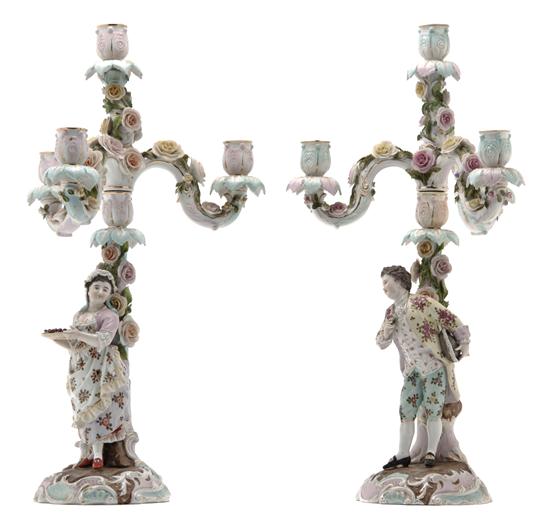 A Pair of Continental Figural