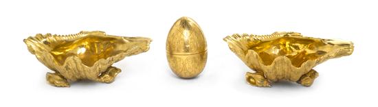 A Pair of Continental Gilt Bronze