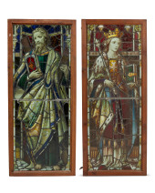 A PAIR OF CONTINENTAL LEADED G