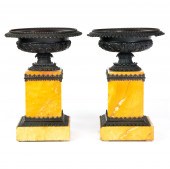 A PAIR OF CONTINENTAL PATINATE