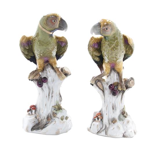 A Pair of Continental Porcelain