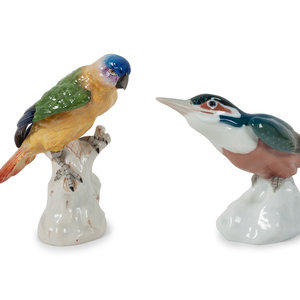 A Pair of Continental Porcelain