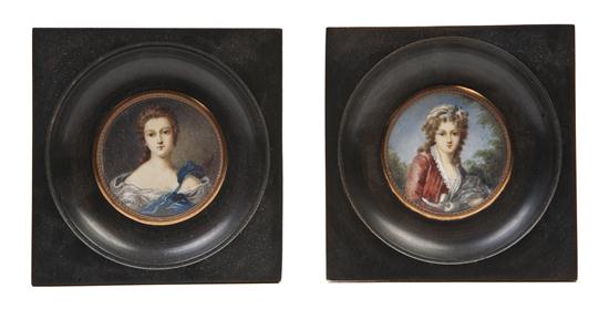 A Pair of Continental Portrait