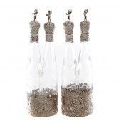 A PAIR OF CONTINENTAL SILVER M