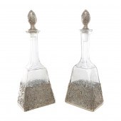 A PAIR OF CONTINENTAL SILVER M