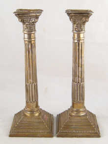 A pair of Corinthian column