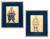 A PAIR OF COSTUME DESIGNS BY M