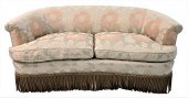 A PAIR OF CUSTOM UPHOLSTERED L