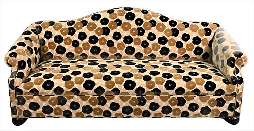 A PAIR OF CUSTOM UPHOLSTERED