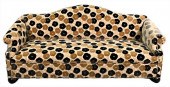 A PAIR OF CUSTOM UPHOLSTERED C