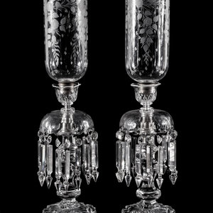 A Pair of Cut, Molded and Etched