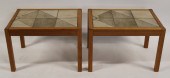 A PAIR OF DANISH MODERN TILE T