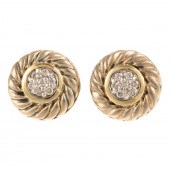 A PAIR OF DAVID YURMAN DIAMOND